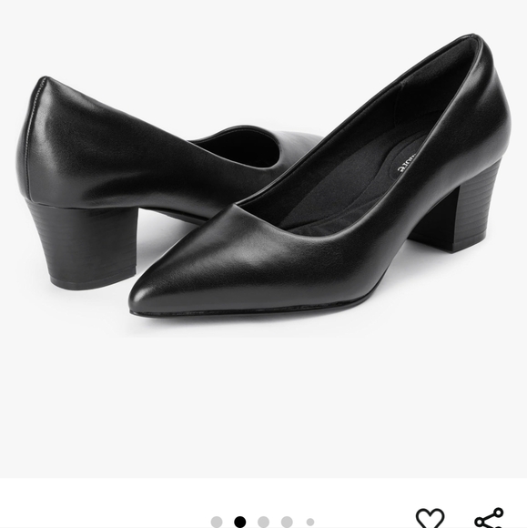 NWOT Brand new, never worn, Cusolemore Black Block Heels. - Picture 3 of 8